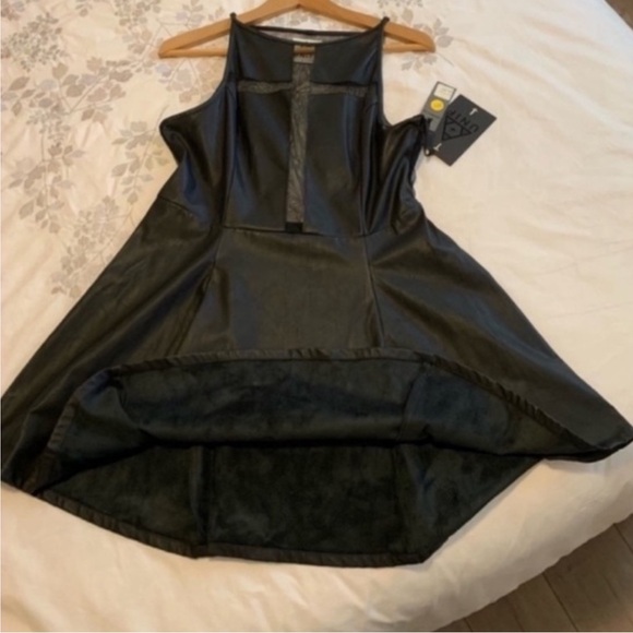 UNIF The Well Black Faux Leather Dress - Picture 4 of 6